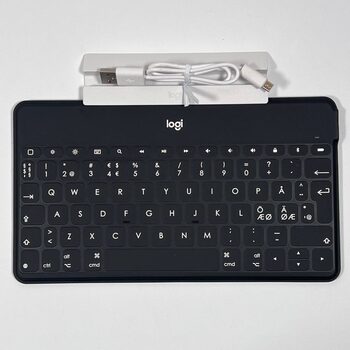 Logitech Keys-to-Go Portable Wireless Keyboard for Apple Devices and PC - Black