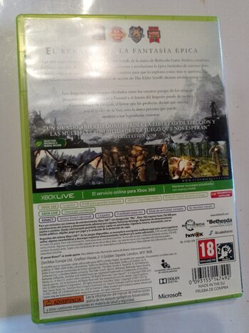 The Elder Scrolls V: Skyrim Xbox 360 for sale