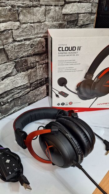 Žaidimų Ausinės Hyperx Cloud 2 (Red)