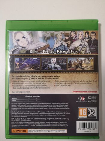 ARSLAN: THE WARRIORS OF LEGEND Xbox One