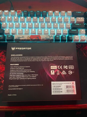 Buy Memoria RAM Acer Predator Vesta II RGB DDR5 6000MHz 32GB