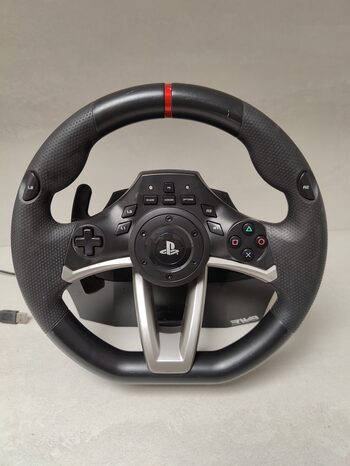 HORI R.W.A steering wheel. Vairas su pedalais. PS5, PS4, PC