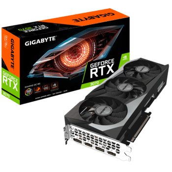 Gigabyte GeForce RTX 3070 8 GB 1500-1815 Mhz PCIe x16 GPU