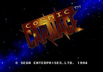 Cosmic Carnage SEGA 32X