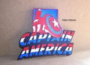 Redeem Capitan America, Marvel, Cartel, Letrero, Rotulo, Logotipo, Impresion3D