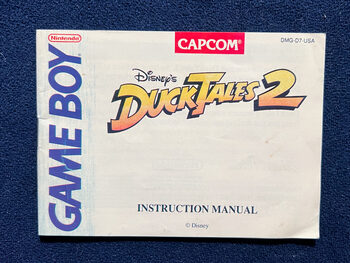 Manual Disney Duck Tales 2 USA Game Boy Nintendo