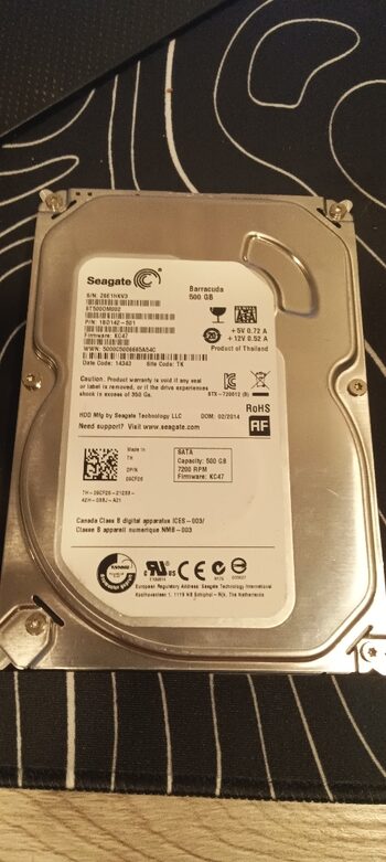 Seagate 500 GB HDD Storage