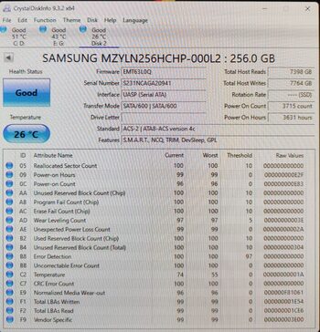 Get Samsung PM871b 256 GB SSD Storage