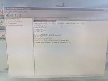 1999 retro kompiuteris (AMD K6)
