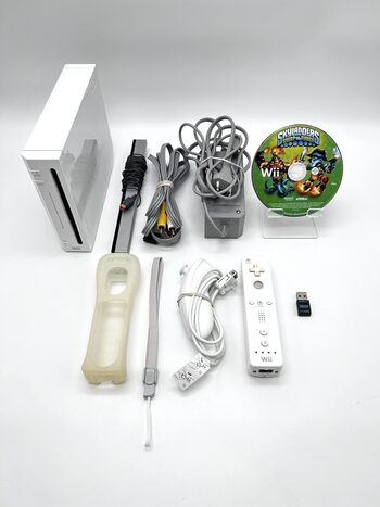 Nintendo Wii RVL-001 Žaidimų Konsolės Pilnas Baltas Rinkinys