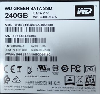 Western Digital Green 240 GB SSD Storage