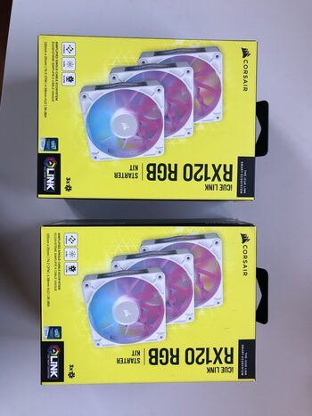 Ventilador Corsair iCUE Link RX120 RGB PWM Blanca