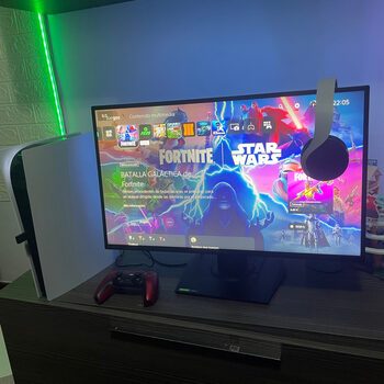ps5 digital + Monitor asus 165hz +cascos + mando con seguro de game 