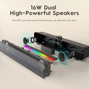 Buy Onikuma L16 Black bluetooth soundbar (belaidė garso kolonėlė)