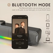 Get Onikuma L16 Black bluetooth soundbar (belaidė garso kolonėlė)