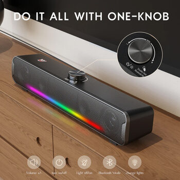Redeem Onikuma L16 Black bluetooth soundbar (belaidė garso kolonėlė)