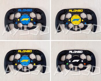 MOD F1 Formula 1 Fernando Alonso para Logitech G29 y G923 ps pc Modelo a elegir