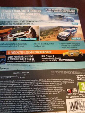 Redeem Dirt Rally Legend Edition Xbox One