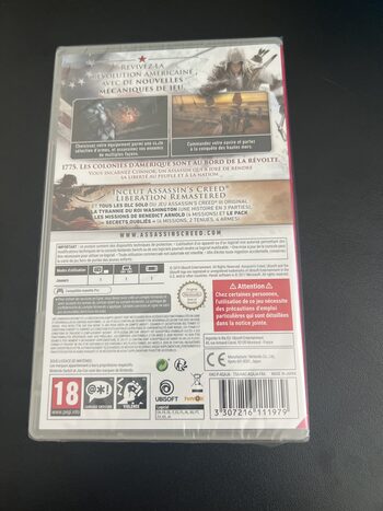 Assassin's Creed III: Remastered Nintendo Switch