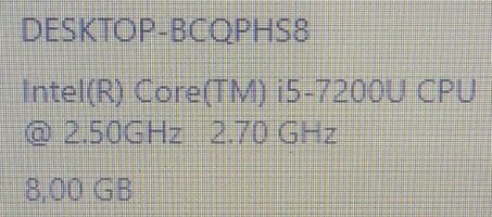 Portatil Hp 4x3.1Ghz 8gb 256gb M2 grafica 620 4k