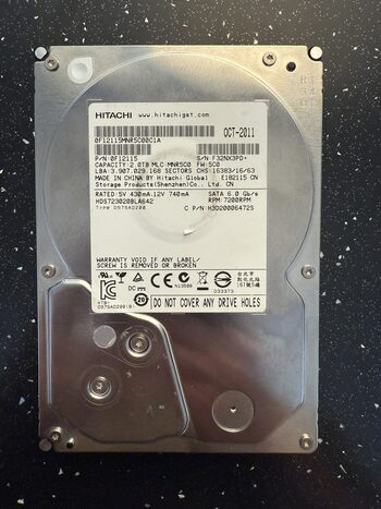 Hitachi 7K3000 2 TB HDD Storage