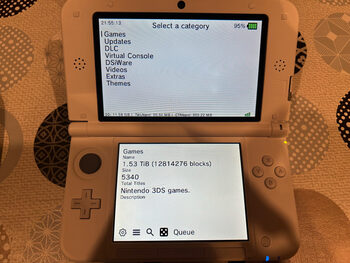 Atrištas Nintendo 3DS XL, 16GB SD