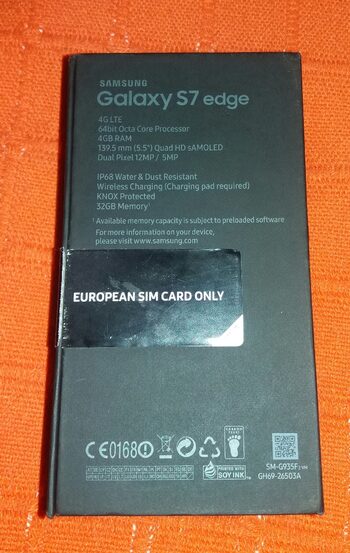 Caja + Manual Samsung S7 Edge 32Gb (Negro) - 2€ for sale