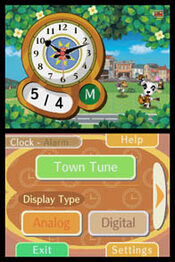 Animal Crossing Clock Nintendo DS