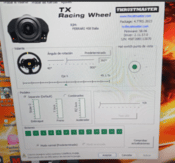 Thrustmaster tx+ con aro 488 ferrari Sin pedales for sale