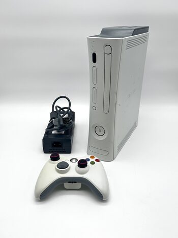 Xbox 360 Fat 60GB Žaidimų Konsolės Baltas Rinkinys