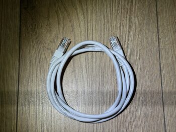 1.2m Cat 5e Ethernet kabelis, baltas