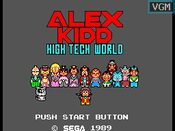 Alex Kidd: High-Tech World SEGA Master System