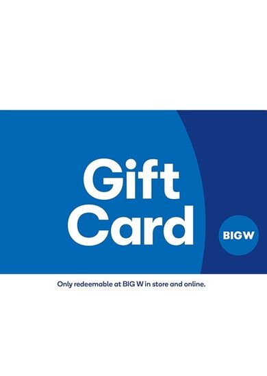 E-shop Big W GIFT CARD 100 AUD Key AUSTRALIA