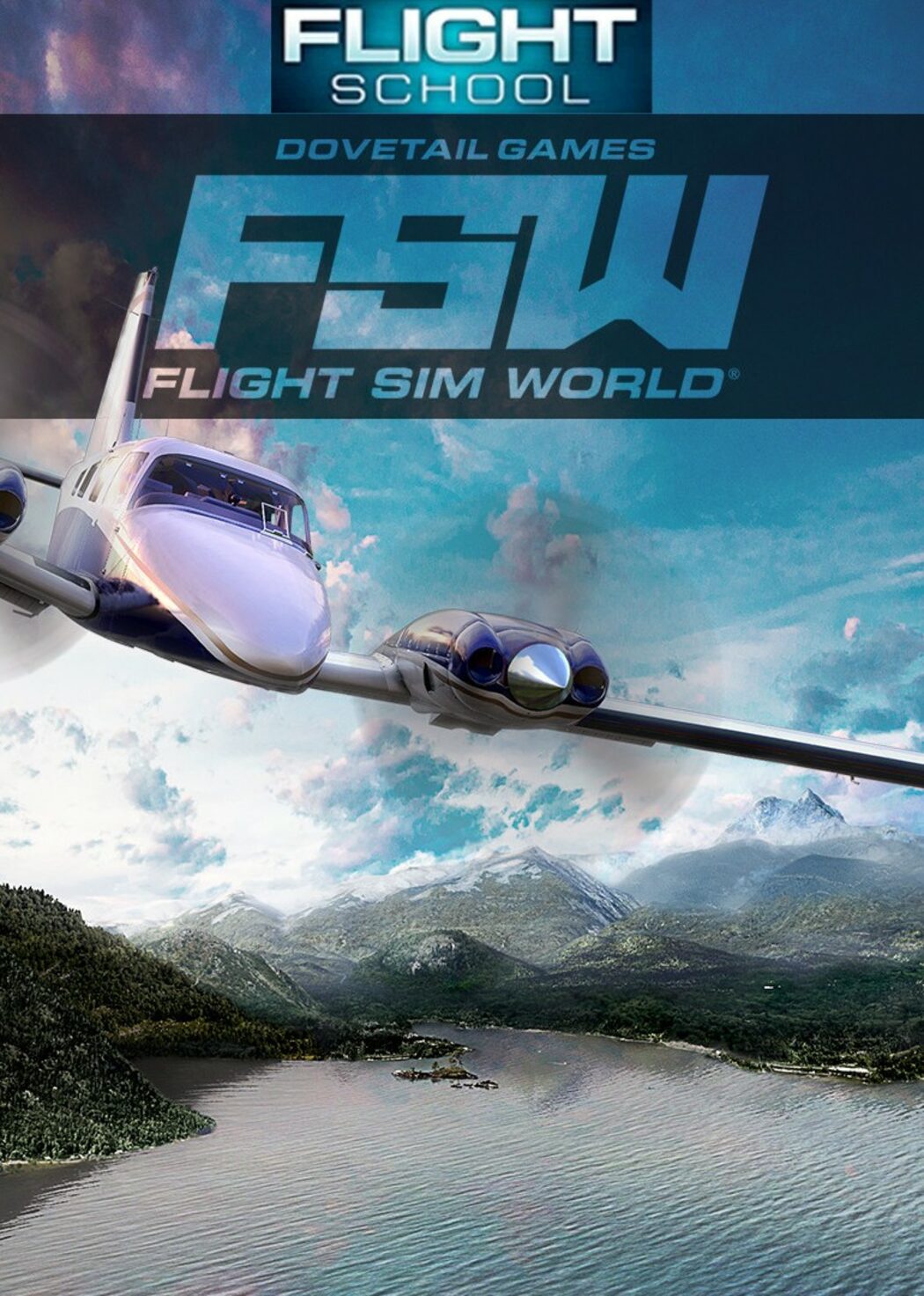 Buy Dovetail Games Flight School + Flight Sim World PC Steam key! Cheap  price | ENEBA