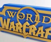 Logo World of Warcraft en 3D