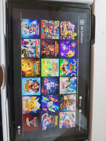 Nintendo Switch Oled atrištas 256gb su žaidimais
