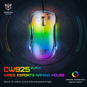 Onikuma CW925 Black Wired gaming mouse (žaidimų pelė) for sale