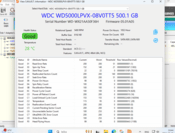 Toshiba 500 gb hdd 2.5 MQ01ACF050 ir Western Digital WD5000LPVX-08V0T Blue 500GB