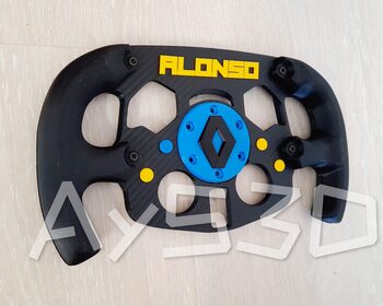 Tapa Central RENAULT Colores a elegir para Logitech G920 G27 G29 G923 Ps y Xbox