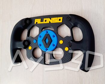 Tapa Central RENAULT Colores a elegir para Logitech G920 G27 G29 G923 Ps y Xbox