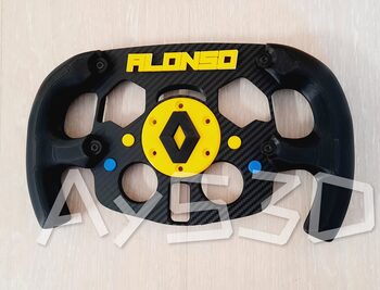 Tapa Central RENAULT Colores a elegir para Logitech G920 G27 G29 G923 Ps y Xbox