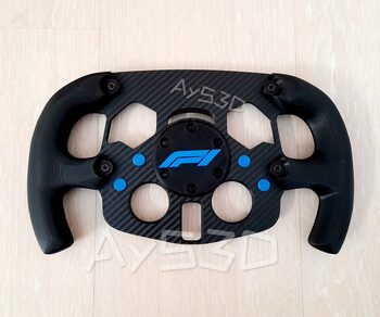 MOD F1 Formula 1 para Volante Logitech G29 y G923 de Ps PlayStation y PC Azul