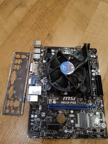 MSI H81M-P33 Intel H81 Micro ATX DDR3 LGA1150 1 x PCI-E x16 Slots Motherboard