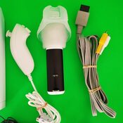 Redeem Consola WII Blanca con Mando WII original con Nunchuk WII blanco