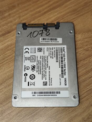 Intel Pro 2500 180 GB SSD Storage