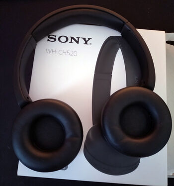 Belaidės Ausinės Sony WH-CH520B, Juodos spalvos onear bluetooth headphones