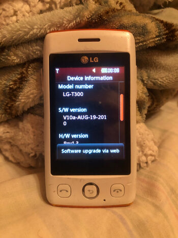 LG Cookie Lite T300 White&Organge for sale