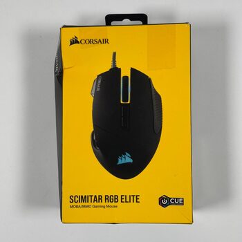 Corsair SCIMITAR RGB ELITE Gaming Mouse For MOBA, MMO - 18,000 DPI - 17 Buttons