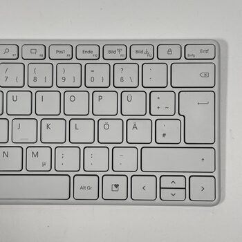 Microsoft Designer Compact Keyboard - Monza Grey Standalone Wireless Bluetooth