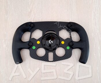 MOD F1 Formula 1 para Logitech G29 y G923 de Ps PlayStation Verde lima/Amarillo
